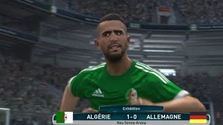 HD PES 2017 Algérie vs Allemagne Revanche  Difficulté Superstar MahrezSlimaniBrahimi [upl. by Sitnalta]