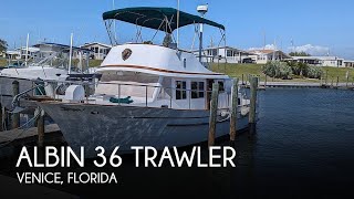 SOLD Used 1984 Albin 36 Trawler in Venice Florida [upl. by Juliann736]