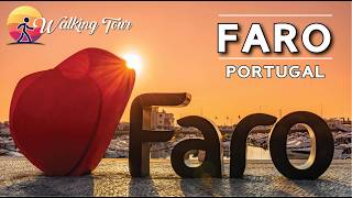 🇵🇹 Faro Portugal walking tour 4K – The complete guide 2024 [upl. by Ecyoj432]