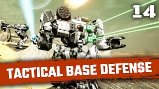 Tactical Base Defense  Mechwarrior 5 Mercenaries Modded  YAML  The Dragons Gambit 14 [upl. by Adnaloj283]