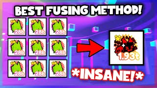 NEW Best fusing method in Pet Simulator X Glitch Update Roblox [upl. by Yreme]