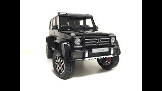 118 AUTOart MercedesBenz G500 4x4 Gloss Black 76317 [upl. by Elyr489]