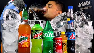 ASMR DRINKING GULPING SOUND MUKBANG COLD DRINK COCA COLASPRITETHUMBSUPFROOTIMIRINDAMOUNTAIN DEW [upl. by Heloise802]