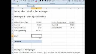 lønn skatt feriepenger  økonomikapittelet 1PY [upl. by Odella]