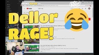 HAMLINZ REACTS TO DELLOR RAGE COMPLICATION Hilarious [upl. by Elamef40]