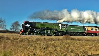 60163 Tornado  The Bath Spa Christmas Express  011216 [upl. by Uhp]