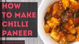 How to make PANEER CHILLI  paneer chilli RECIPE under 1 minute  EasyCookingWithShilpa [upl. by Anilrahc]