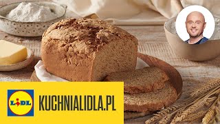 Domowy pyszny chleb 🍞 Pełnoziarnisty i pszennożytni 😋  Paweł Małecki amp Kuchnia Lidla [upl. by Abeu]