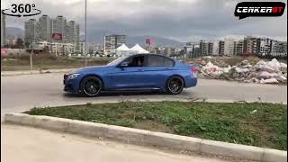 BMW F30 320i ED 40YIL  DRIFT amp 360°  ESTORIL BLUE [upl. by Ximena]