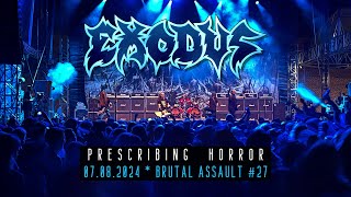 Exodus  Prescribing Horror Live 07082024 Brutal Assault 27 [upl. by Neeruam860]