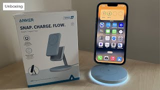 Best 2in1 Charger Anker 633 Magnetic Wireless Charger MagGo [upl. by Divadnhoj]