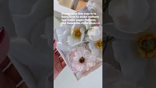 Learn how to make wafer paper flowers floreacakescom [upl. by Farnham]