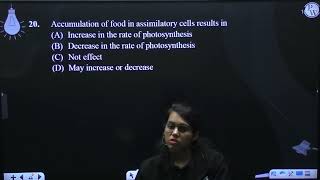 Accumulation of food in assimilatory cells results in [upl. by Nowujalo]