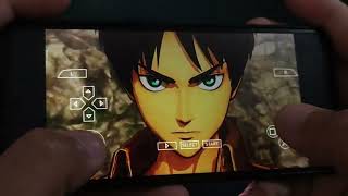 Attack on Titan 2 PPSSPP Gameplay  Play on Any Mobile or Device  4 Gb Ram [upl. by Alecram50]