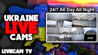 🔴 Ukraine Live Cams  KyivZaporizhzhiaKharkivLviv and more  Audio 🔊 [upl. by Casabonne428]