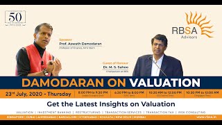 RBSA Advisors presents Prof Aswath Damodaran on Valuation [upl. by Konikow]