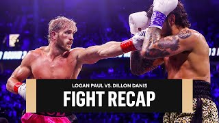 FIGHT RECAP Logan Paul vs Dillon Danis  CBS Sports [upl. by Rohn650]