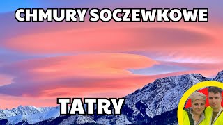 Chmury soczewkowate pojawiły się nad Tatrami Przegląd zdjęć i materiałów tatry lenticular [upl. by Nnaeed]