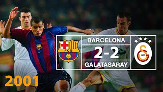 Nostalji Maçlar  Barcelona 2  2 Galatasaray  05122001 [upl. by Syst968]