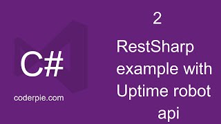 Dotnet RestSharp library for making api calls example [upl. by Eugenides]