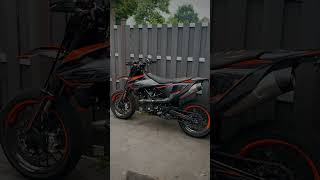 KTM 690 SMCR with Leovince exhaust [upl. by Annaid]