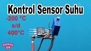 kontrol sensor Sensor Suhu Tinggi PT100 Thermocouple [upl. by Notned51]