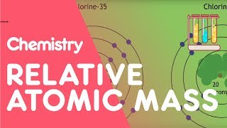 How To Calculate Relative Atomic Mass  Chemical Calculations  Chemistry  FuseSchool [upl. by Anialed]