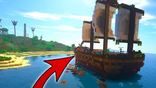 Pirates ATTACKED Our Island in Minecraft [upl. by Farny]