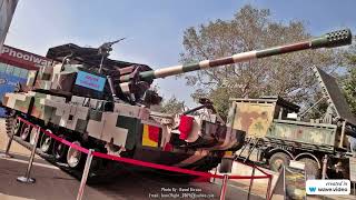 DRDO Arjun 130MM M46 SPGH Tank Review [upl. by Emorej]