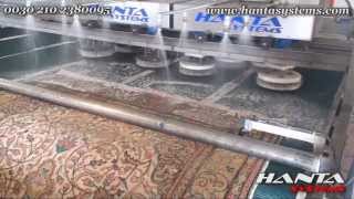 Handmade oriental rug washing and wringing [upl. by Ennazzus496]