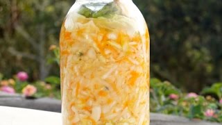 Sauerkraut  many benefits amp the recipe [upl. by Nerraw]