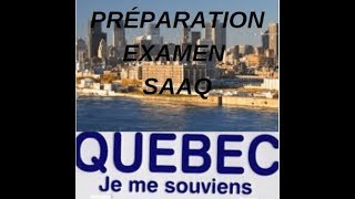 DES POINTS IMPORTANTS POUR RÉUSSIR LEXAMEN DE CONDUITE AU QUÉBEC À LA SAAQ [upl. by Aleel679]