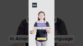 How to sign quotOfficequot in American Sign Language [upl. by Lemyt428]