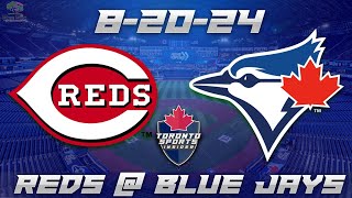 82024 Cincinnati Reds vs Toronto Blue Jays LIVE Stream Game Audio  MLB LIVE Streamcast amp Chat [upl. by Kauffman]