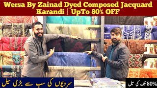 Wersa By Zainab Dyed Composed Karandi  UpTo 80 OFF [upl. by Georges]