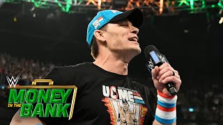 John Cena surprises the WWE Universe with a massive return Money in the Bank 2023 highlights [upl. by Samot]