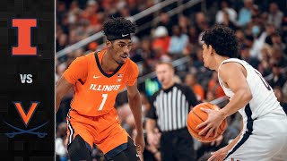 Illinois vs Virginia  ACC Mens Basketball Highlights 202223 [upl. by Eilujna933]