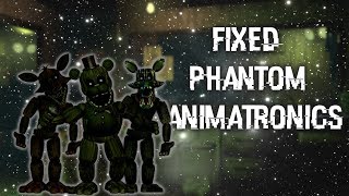 FNAF  Speed Edit Making Fixed Phantom Animatronics [upl. by Aldas678]