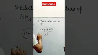 Lewis Structure of NH3 CBSEICSE  10th Chemistry [upl. by Eirok]