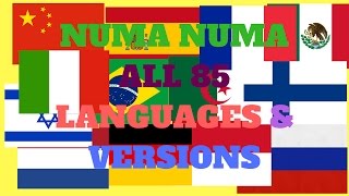 Numa Numa All 85 Languages amp Versions OZone [upl. by Atsirc]