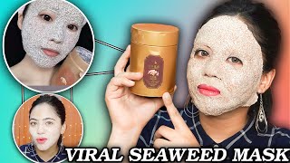 TESTING VIRAL SEAWEED MASK FOR WHITENING SKIN  Shocking Results  Ronak Qureshi [upl. by Eerehc94]