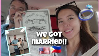 Our Courthouse Wedding in USA🇺🇲 K1 fiancé visa [upl. by Auqenes]