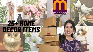 meeshohaul 25 Items🔥 Mind Blowing Random MEESHO HOME DECOR Finds From Meesho🏡 [upl. by Elliven]