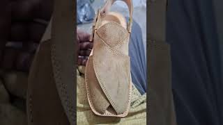 Suede Leather Peshawari Chappal  100 Handmade Chappal  Peshawari Chappal  Latest Design 2024 [upl. by Brandi]