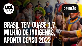 Brasil tem quase 17 milhão de indígenas aponta Censo 2022 Tales Faria Parcela considerável [upl. by Ecadnak]