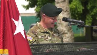 US Army Garrison Italy Change of Command 2023 [upl. by Nnahgiel]