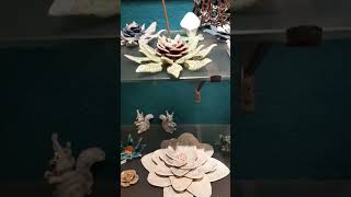 My ceramic works handmade ceramicart potteryflowers animalsculpture sculpturelovers shorts [upl. by Anayd]