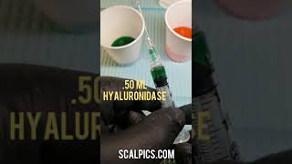 How to dilute concentrated Lipolase  Hyaluronidase with sterile saline [upl. by Aikenat]