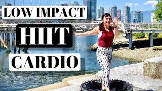 30 Min HIIT Low Impact Rebounder Workout  HIIT Cardio [upl. by Koller]