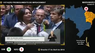 Eliziane Gama votou pelo impeachment de Dilma e do PT [upl. by Nuli]